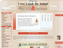 Tablet Screenshot of casacartii.ro